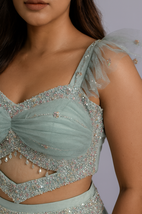 Choli Cut Drape