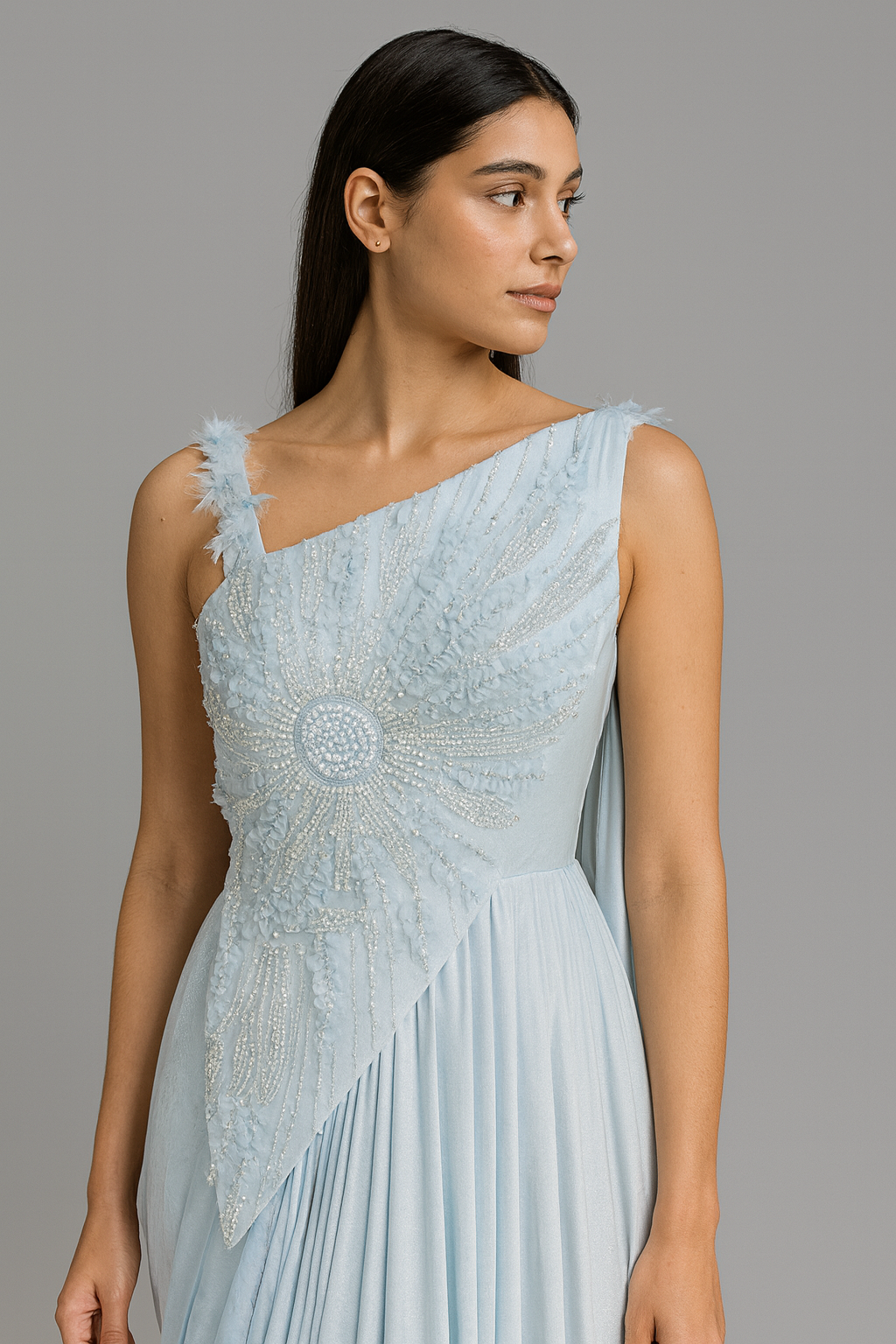 Evening Drape Gown